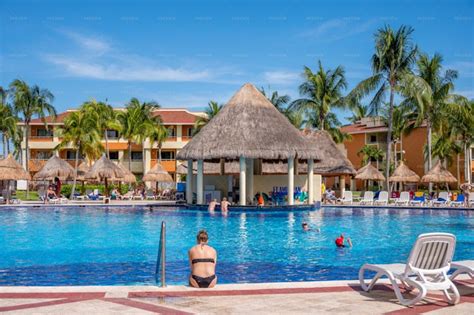 Swimming Pool In A Mexican Resort - Stock Photos | Motion Array