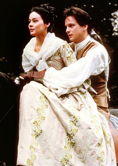 Meg Tilly & Colin Firth in ‘Valmont’ (1989). | Celebrities, Costume drama, Photo