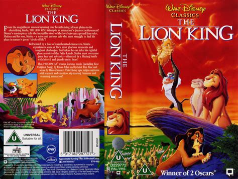 Image - THE LION KING VHS UK 1995.jpg | Disney Wiki | FANDOM powered by Wikia