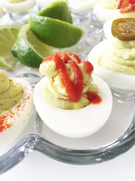 Skinny Avocado Deviled Eggs — The Skinny Fork