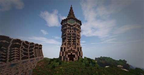 Detailed Tower Schematic Minecraft Map