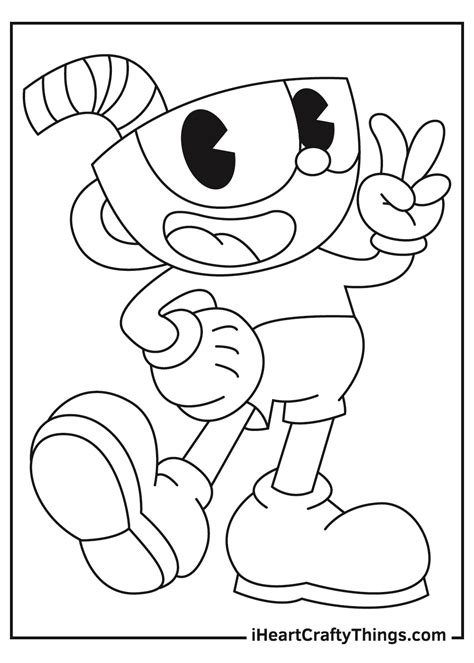 Cuphead Coloring Pages (Updated 2021)