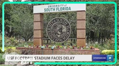 University of South Florida football stadium faces delay - YouTube