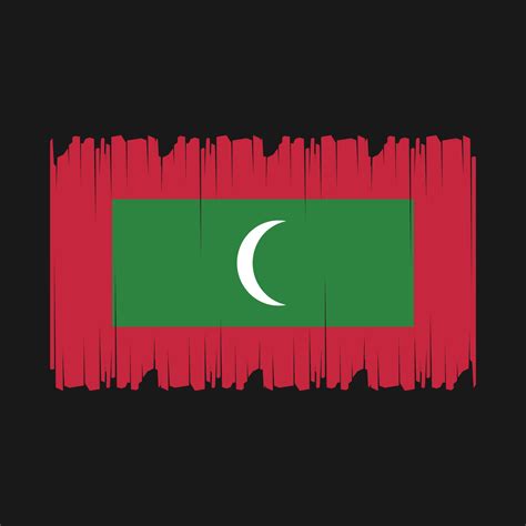 Maldives Flag Vector Illustration 21944721 Vector Art at Vecteezy