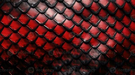 Red and black exotic snake skin pattern or dragon scale texture as a wallpaper 27636860 Stock ...