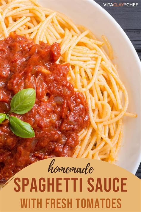 Homemade Spaghetti Sauce Recipe With Fresh Tomatoes | Fresh tomato ...