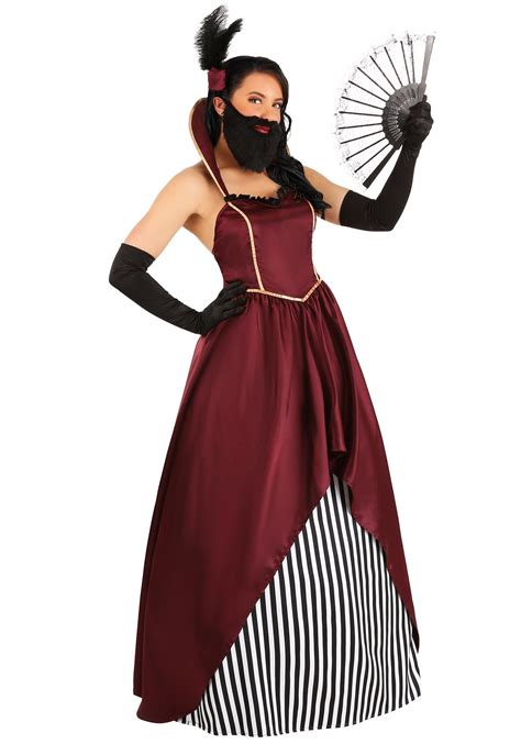 Bearded Lady Circus Women's Costume