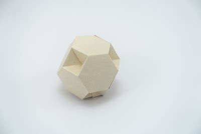 Truncated Octahedron with Square Faces Concave (CFW 255) - Origami by Michał Kosmulski