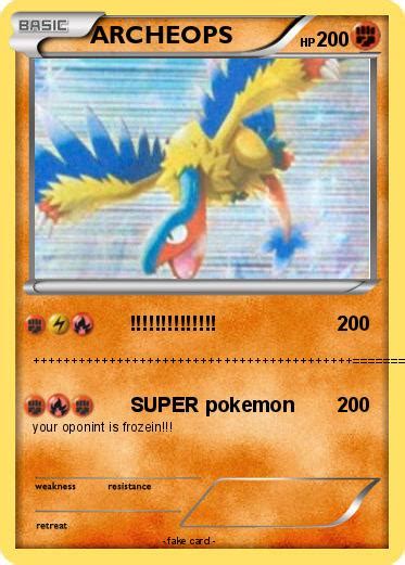 Pokémon ARCHEOPS 73 73 - !!!!!!!!!!!!!! - My Pokemon Card