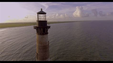 Folly Beach / Morris Island Lighthouse Drone Footage - YouTube