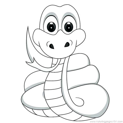 Snake Line Drawing at GetDrawings | Free download