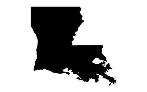 Louisiana Map dxf File Free Download - 3axis.co