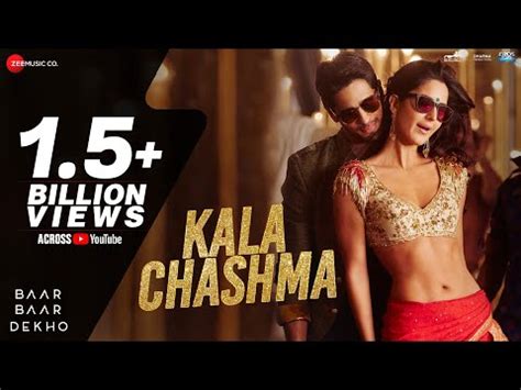 Kala Chashma Lyrics & English Translation - Baar Baar Dekho - Latest Hindi Lyrics