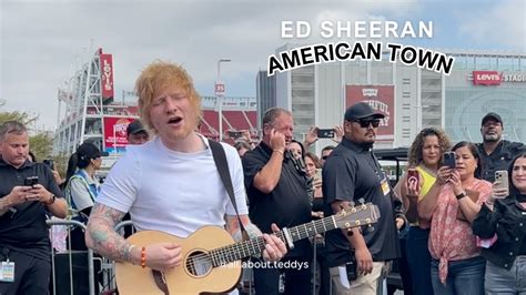 Ed Sheeran - American Town (September 16th 2023 : Levi's stadium, Santa ...