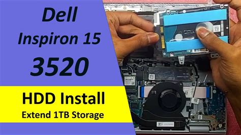 Dell Inspiron 3520 HDD Upgrade ⚡ How to Disassemble & Install HDD Dell ...