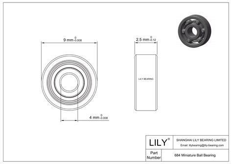 LILY-PU68413-4C1L5M4 | Polyurethane Coated Bearing With Screw | Lily Bearing