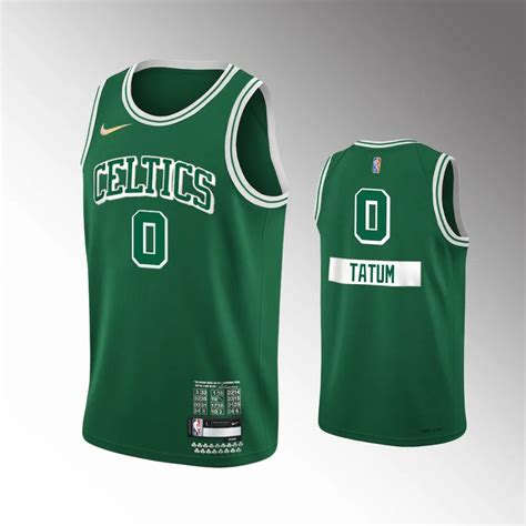 Shop Official Boston Celtics Jayson Tatum Jersey NBA 2021-22 City Edition Apparel At NBA Online ...