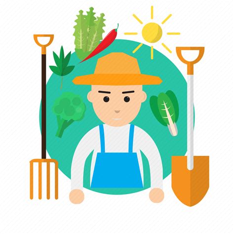 Agriculture, avatar, farmer, house, nature, profession, vegetables icon - Download on Iconfinder