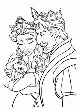 Disney King And Queen Coloring Pages sketch template