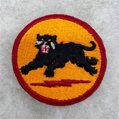 WW2 US Army 66th Infantry Division Running Panther Patch – Fitzkee Militaria Collectibles