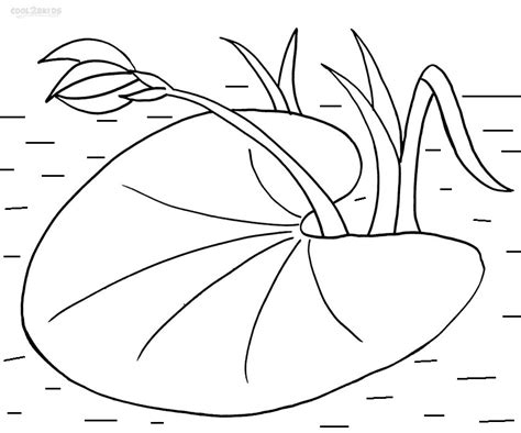 Printable Lily Pad Coloring Pages For Kids | Cool2bKids