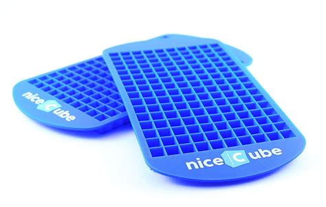 Silicone Ice Cube Trays by niceCube, Each Tray Makes 160 Mini Cubes, 2 ...