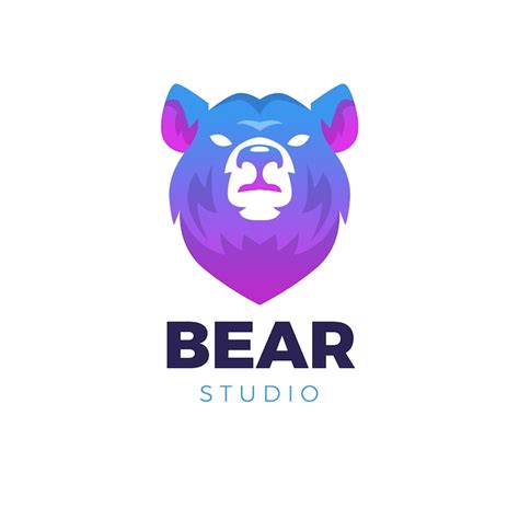 Free Vector | Bear logo design template