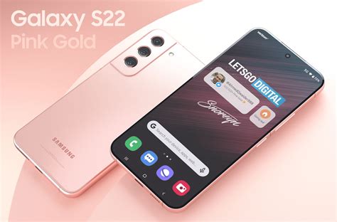 Samsung Galaxy S22 en Galaxy S22 + en oro rosa - Noticias Ultimas