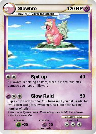 Pokémon Slowbro 33 33 - Spit up - My Pokemon Card