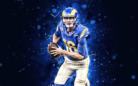 Download wallpapers Matthew Stafford, 4k, quarterback, Los Angeles Rams, american football, NFL ...