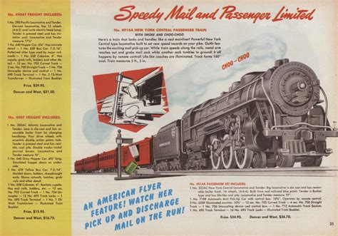 American Flyer Trains 1950, page 21 | A.C. Gilbert Catalog Archive