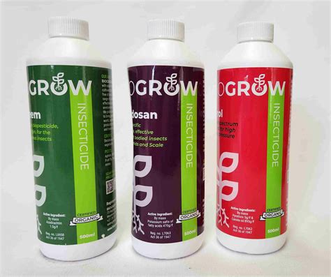 Biogrow Organic Spray Program - Control Of Insect Pests - Stone Lantern Bonsai Nursery