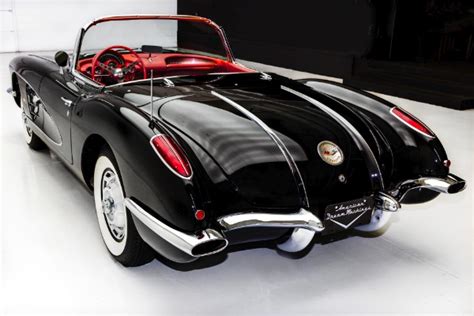 1958 Chevrolet Corvette Black & Red Frame-Off