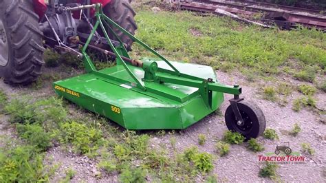 JOHN DEERE TRACTOR WITH 60 BRUSH HOG Michiana Tool And Party Rental | ubicaciondepersonas.cdmx ...