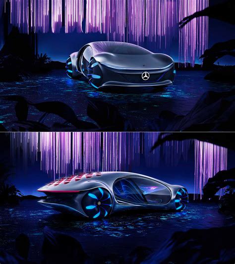 Mercedes-Benz VISION AVTR is a Real Avatar-Inspired Car That Can Drive Sideways - TechEBlog