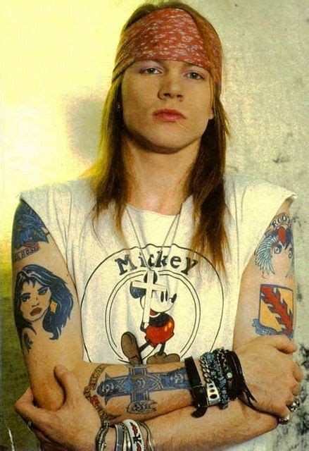 Axl Rose | 80s fashion trends, Axl rose, Axl rose tattoo