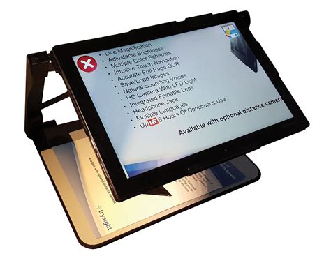 MaxiAids | Mercury 12 Laptop Tablet Magnifier with OCR Speech