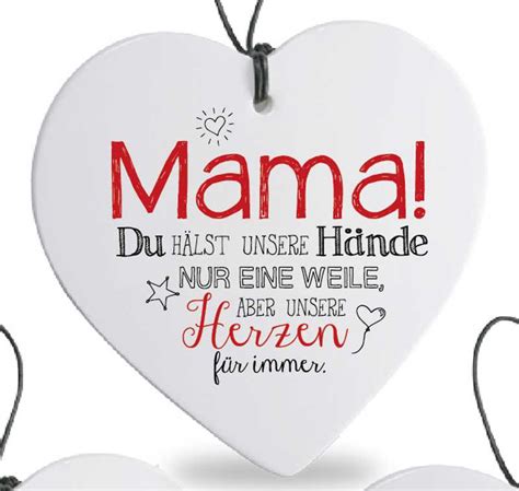 Tea 4 You. Herz mit Spruch Mama hält Herzen