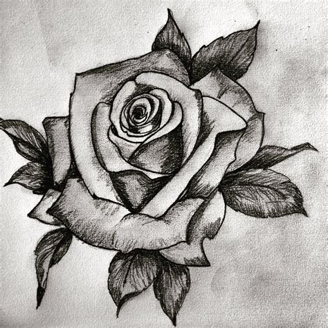 Rose tattoo design