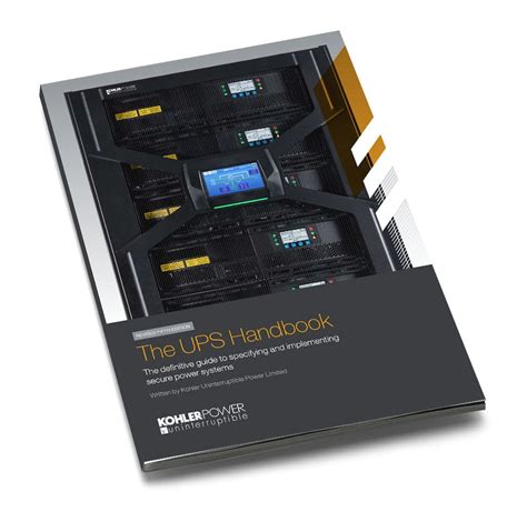 The UPS Handbook, the Best Guide Book of UPS System Solutions