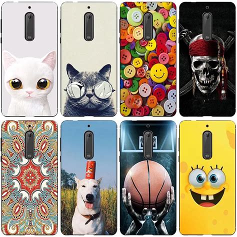 Case For Nokia 5 Soft Silicone TPU Cool Design Patterned Print Cover ...