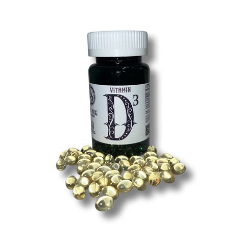 Vitamin D3 Softgels (60 Count) | High strength | Best quality | Rogue Shop