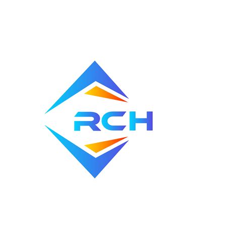 RCH abstract technology logo design on white background. RCH creative initials letter logo ...