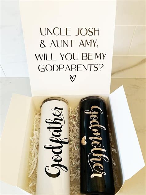 CUSTOM GODPARENTS Proposal Gift Set Will You Be My Godparents - Etsy | God parents, Godfather ...