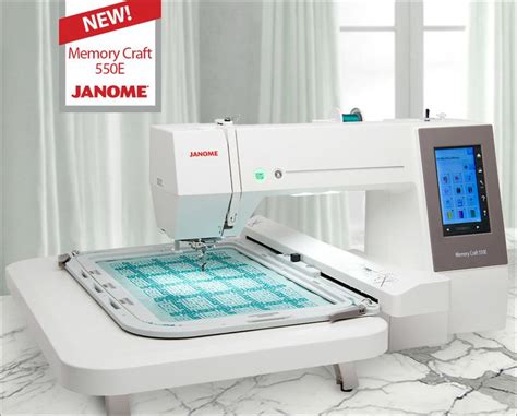 Products We Love: The New Embroidery-Only Janome Memory Craft 550E ...