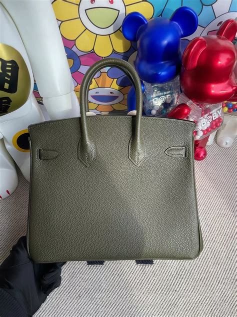 Singapore Hermes Birkin 25cm Togo G8 Vert Maquis 深橄榄绿-Hermès Birkin ...