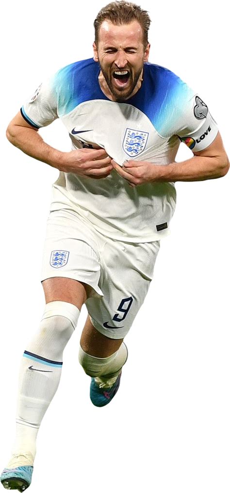 Harry Kane England football render - FootyRenders