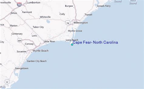 Cape Fear, North Carolina Tide Station Location Guide