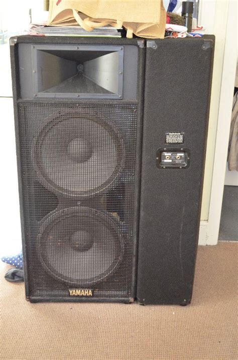 YAMAHA S215IV Concert speakers 1kW prog with ELCER APA1400 Amp + cables | in Canton, Cardiff ...