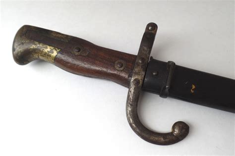 French Bayonet and Scabbard c 1879 French bayonet c 1879. Mre d'armes ...